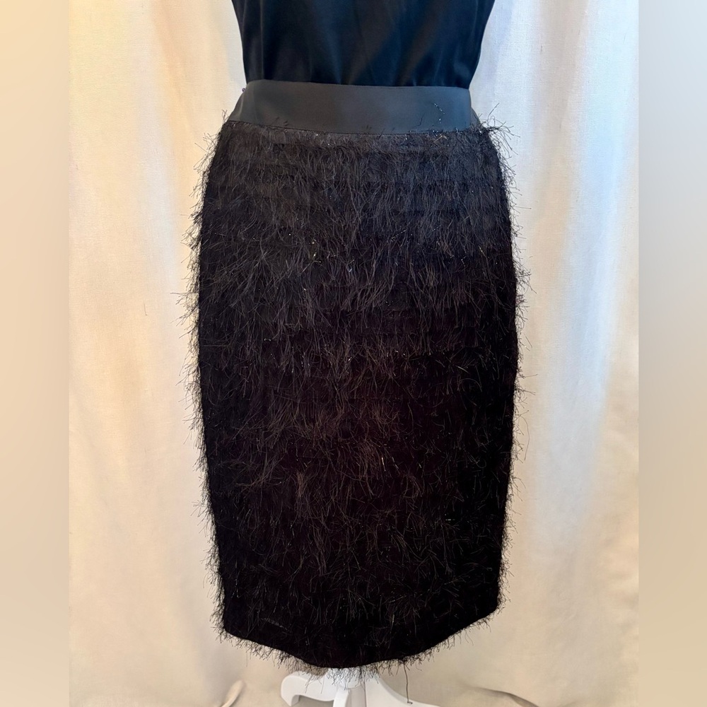 Banana Republic Black Eyelash Skirt